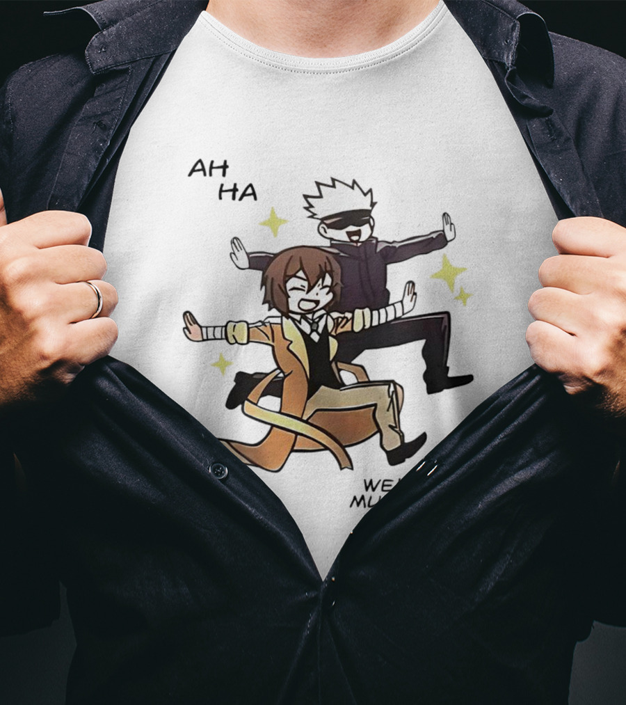 Ah Ha We’ll Murder You Cartoon Characters Dance Pose With Stars T-Shirt