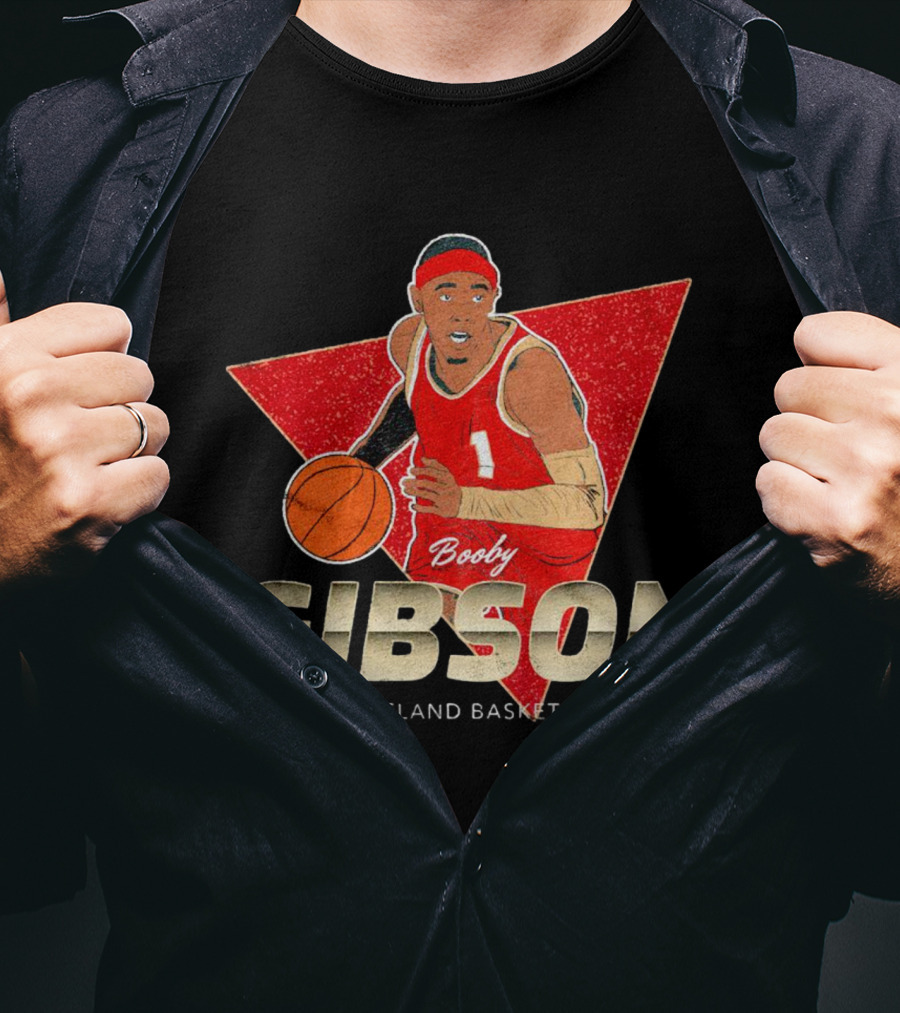 Booby Gibson Cleveland Basketball Player Number 1 T-Shirt