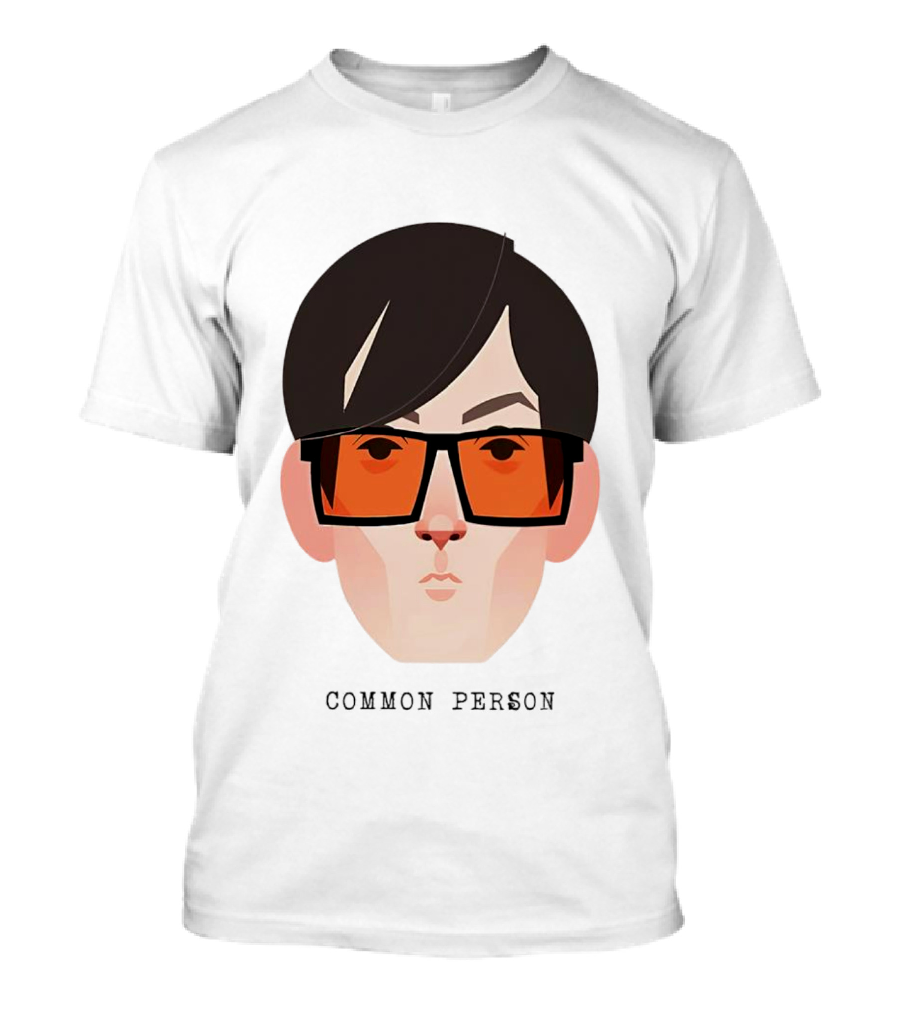 Common Person Sunglasses Face T-Shirt