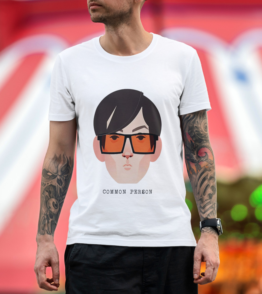 Common Person Sunglasses Face T-Shirt