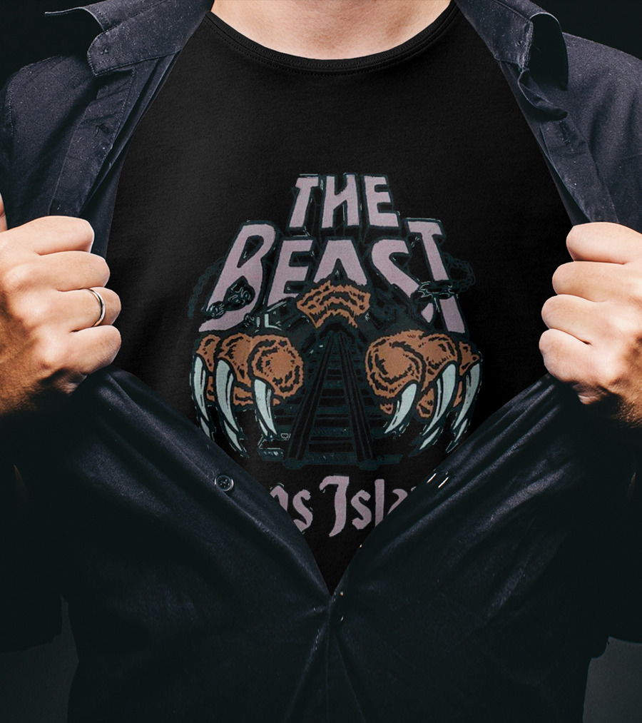 Kings Island The Beast Claws And Roller Coaster T-Shirt