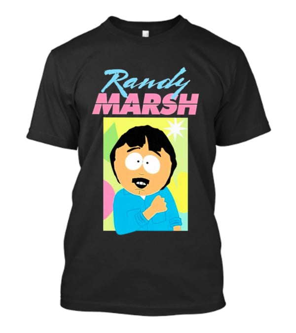 Randy Marsh Cartoon Character Colorful T-Shirt