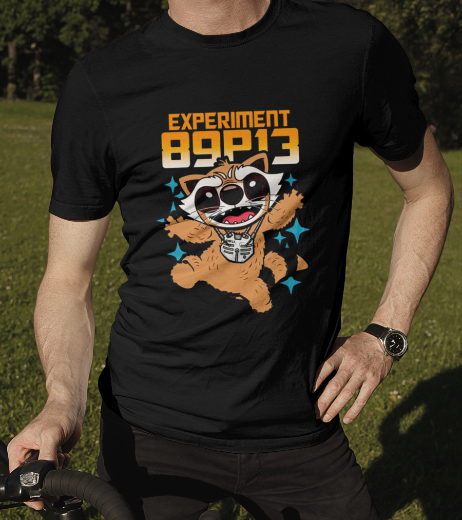 Experiment 89P13 Rocket Raccoon Cute Character T-Shirt