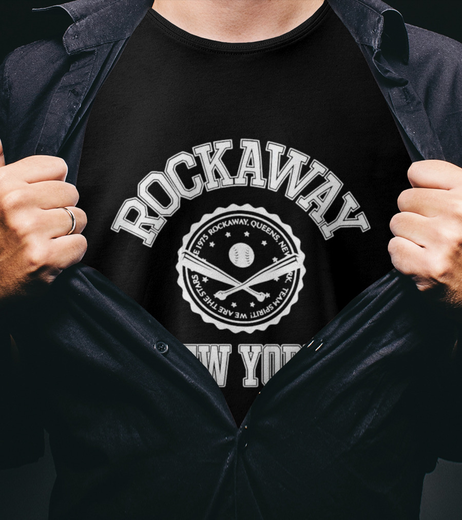 Rockaway New York Baseball Spirit 1975 Queens NY T-Shirt