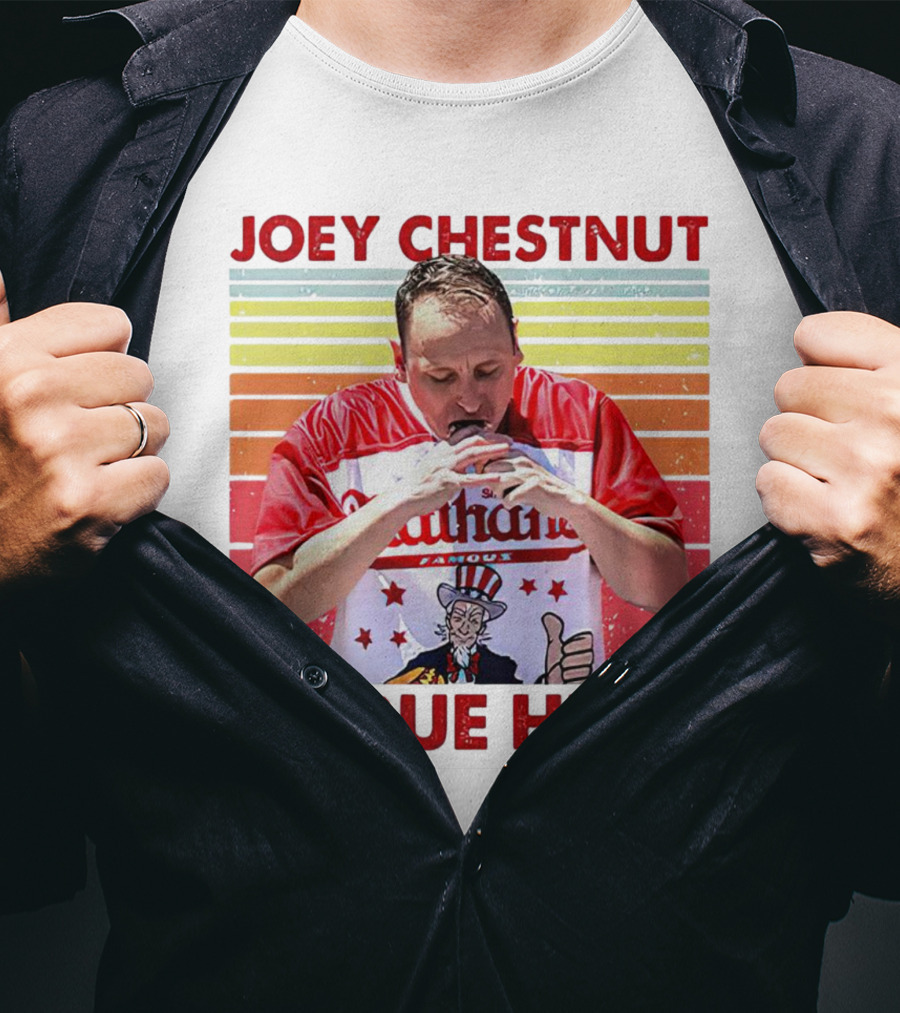 Joey Chestnut Nathan's Famous A True Hero T-Shirt