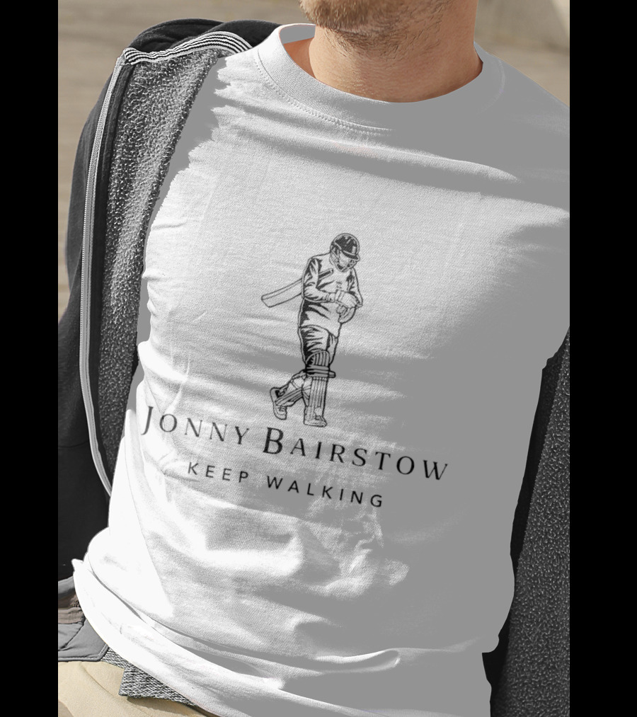 Jonny Bairstow Keep Walking Cricket T-Shirt