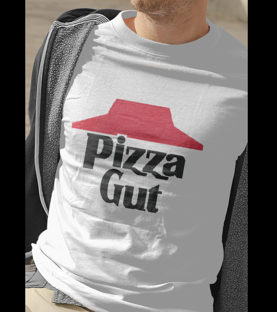 Pizza Gut Parody Red Hat T-Shirt