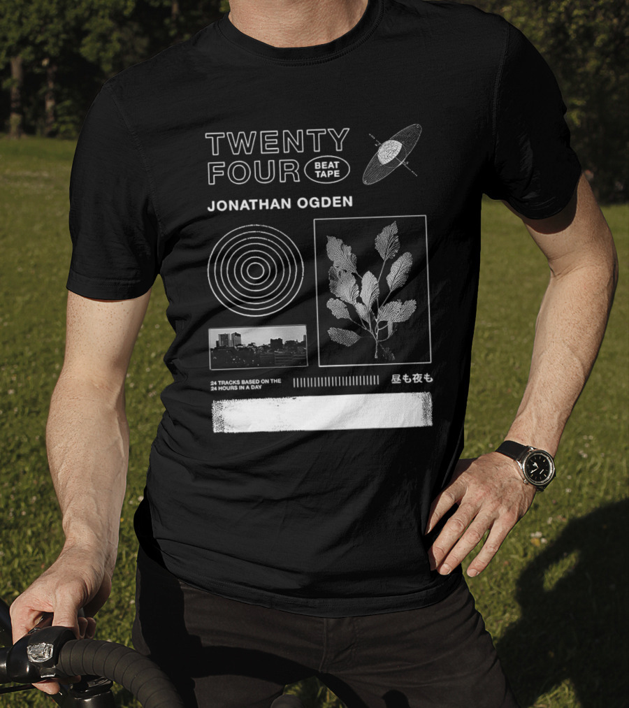 Twenty Four Beat Tape Jonathan Ogden 24 Tracks Based On The 24 Hours In A Day T-Shirt