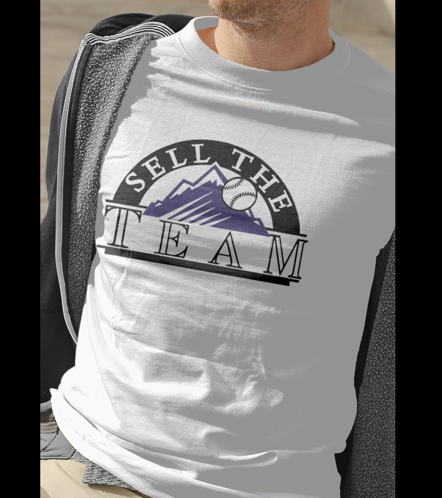 Sell The Team Colorado Rockies Baseball Rockies Mountain T-Shirt