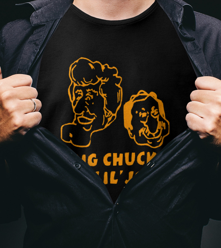 Big Chuck And Lil’ John Caricature Classic Faces T-Shirt
