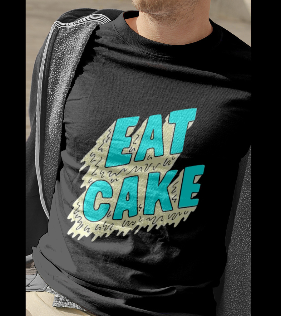 Eat Cake Retro T-Shirt