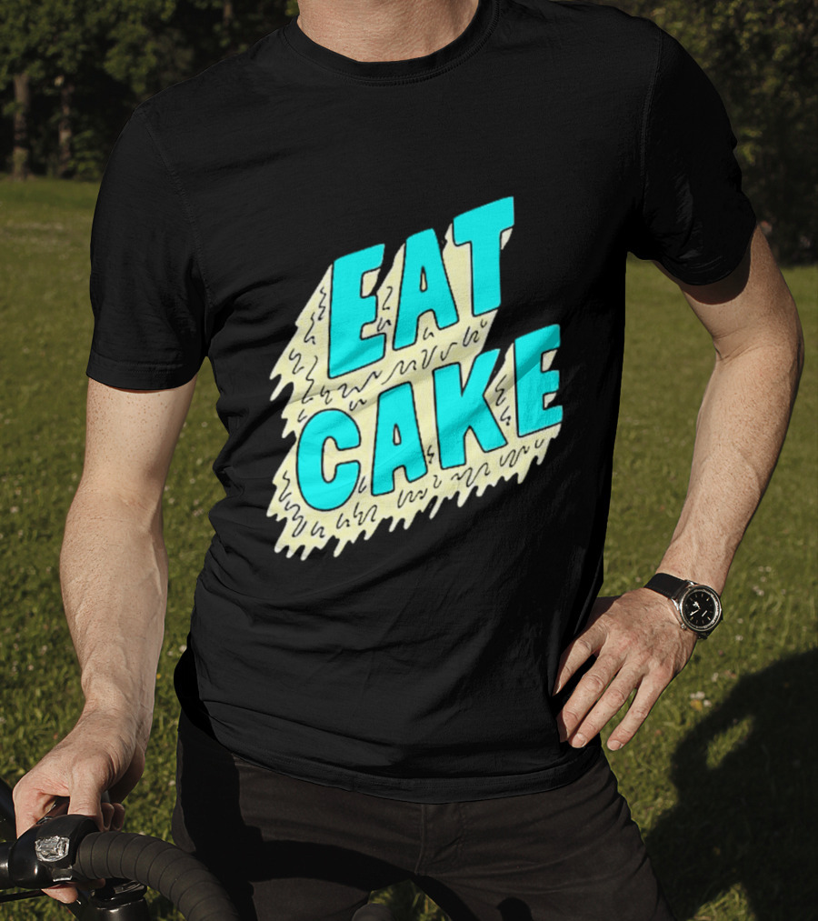 Eat Cake Retro T-Shirt
