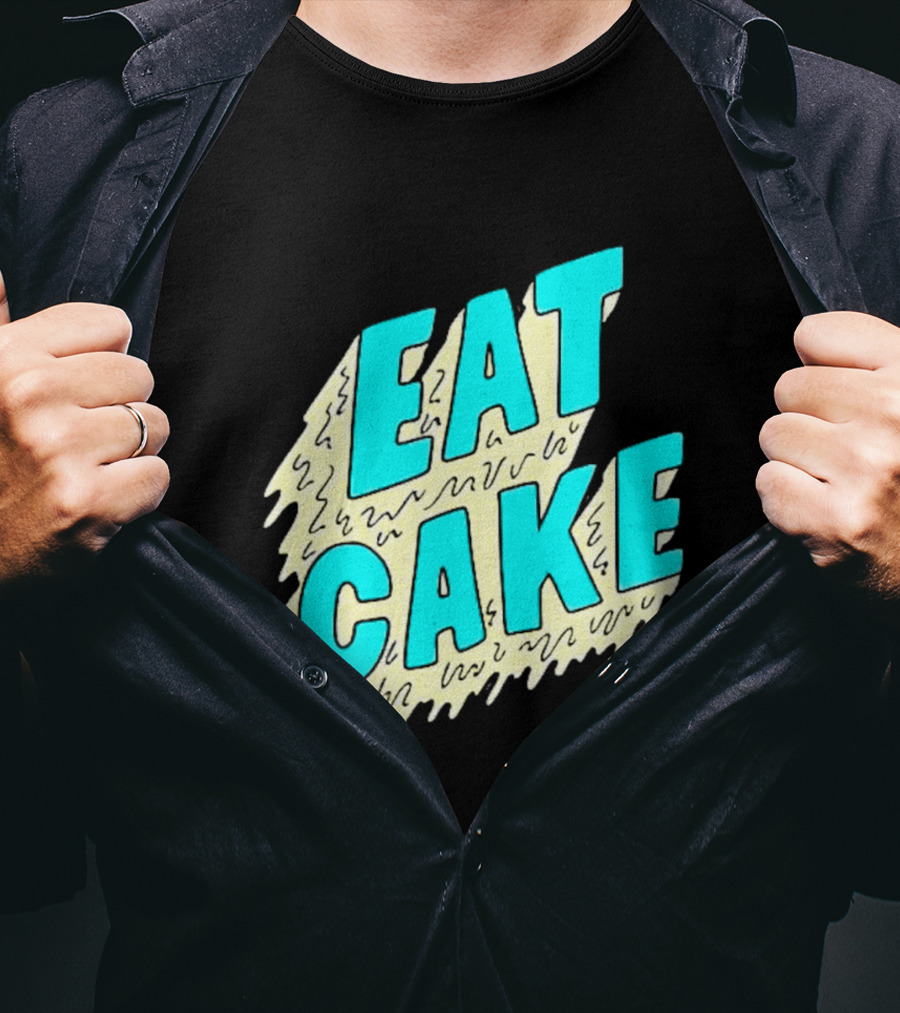 Eat Cake Retro T-Shirt