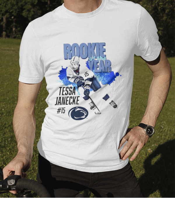 Tessa Janecke #15 Rookie Of The Year Hockey Player T-Shirt