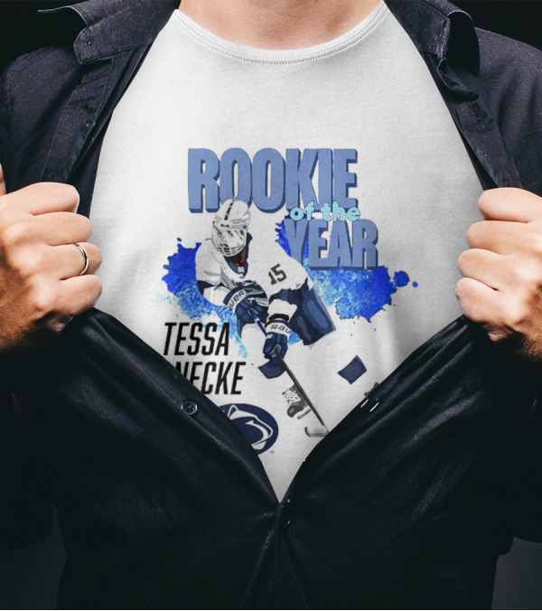Tessa Janecke #15 Rookie Of The Year Hockey Player T-Shirt