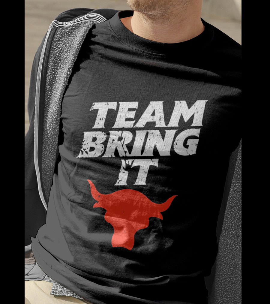 Team Bring It The Rock Bull T-Shirt