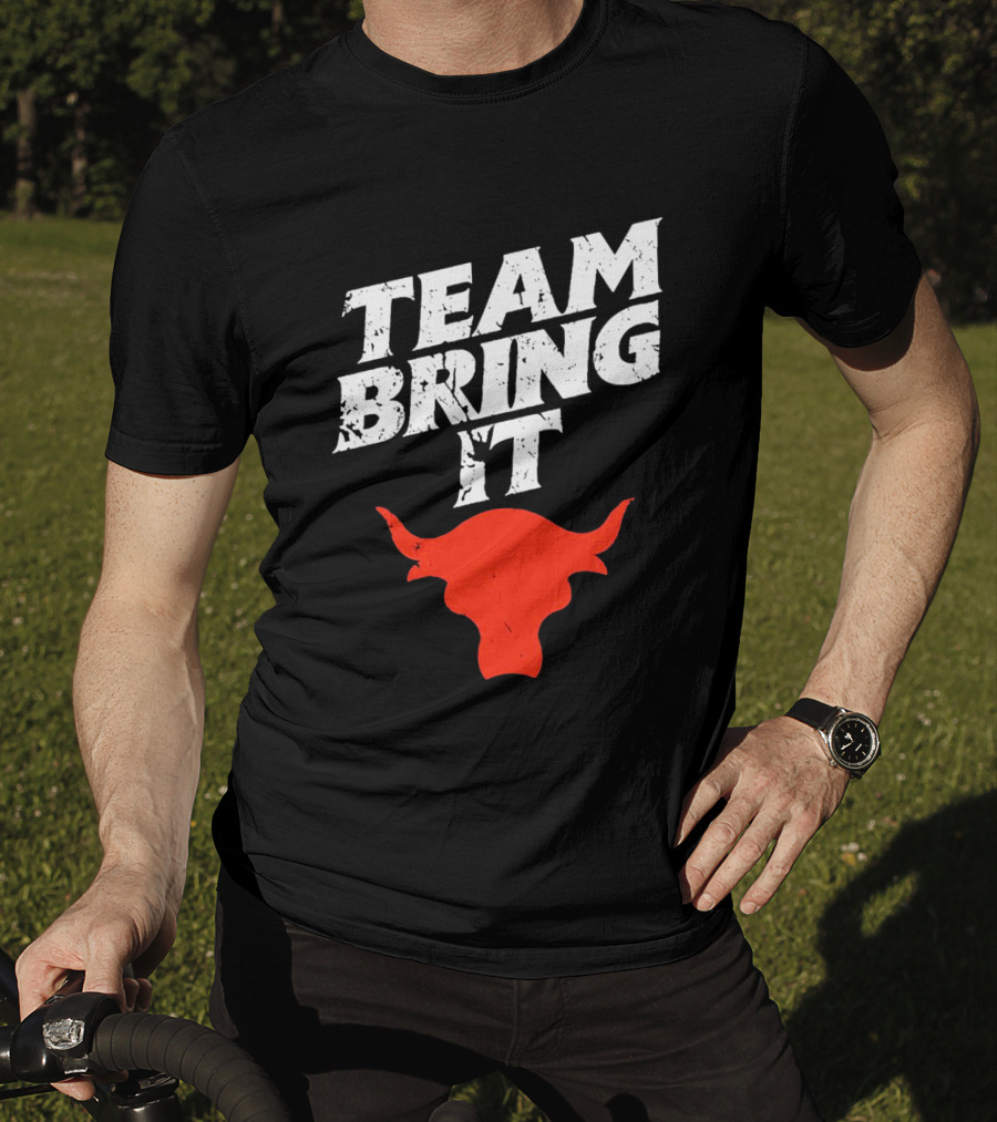 Team Bring It The Rock Bull T-Shirt