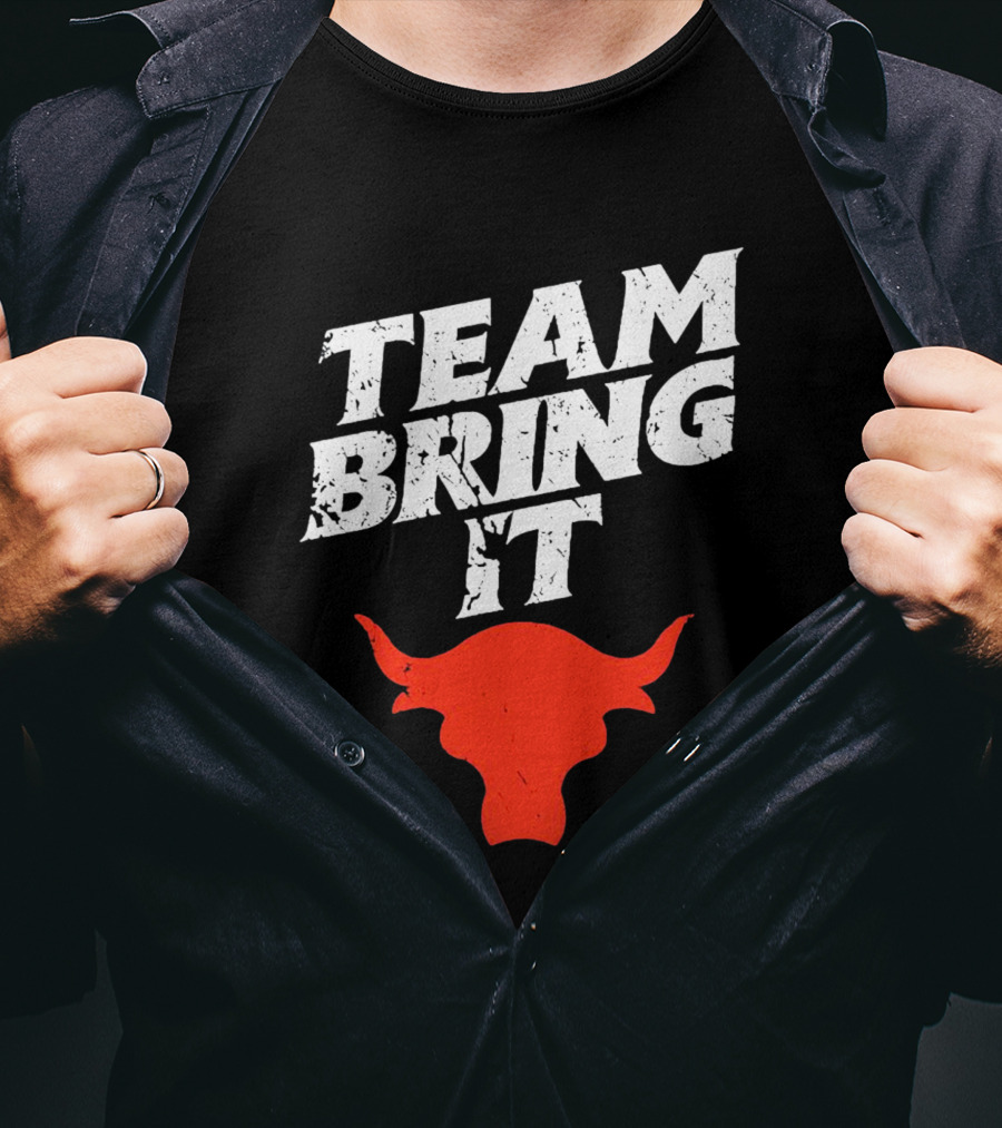 Team Bring It The Rock Bull T-Shirt