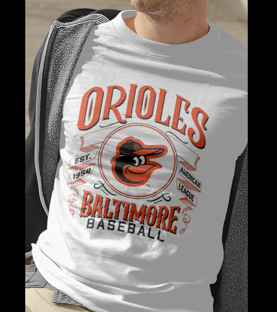 Orioles Baltimore Baseball American League Est 1954 T-Shirt