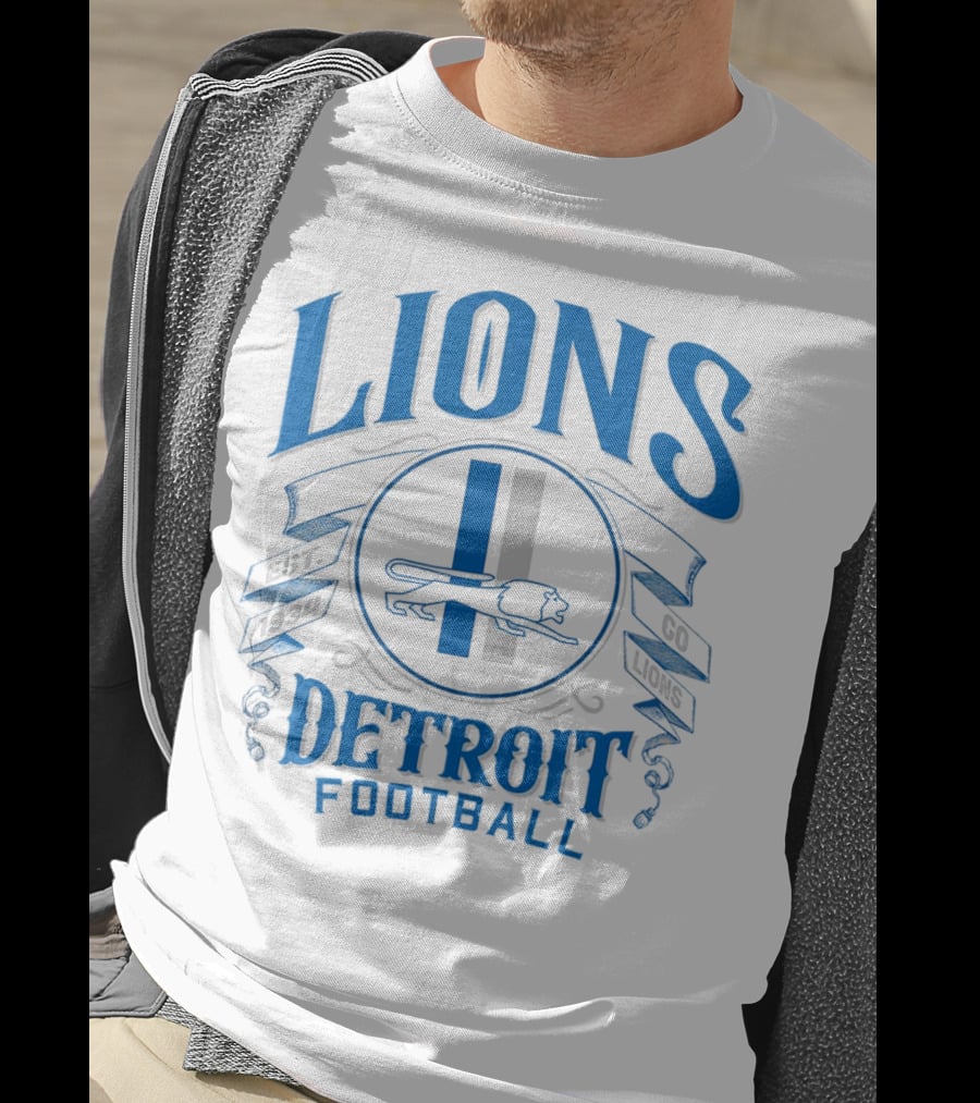 Detroit Lions Football Go Lions Est 1934 T-Shirt