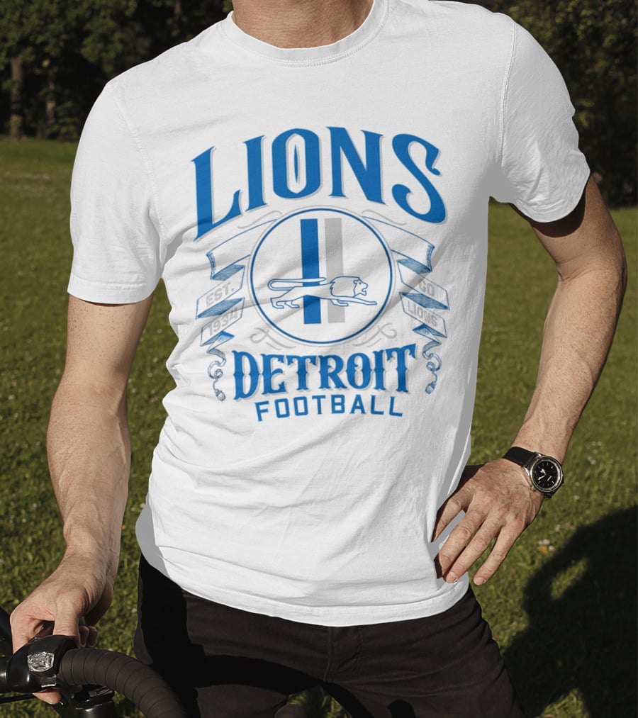 Detroit Lions Football Go Lions Est 1934 T-Shirt