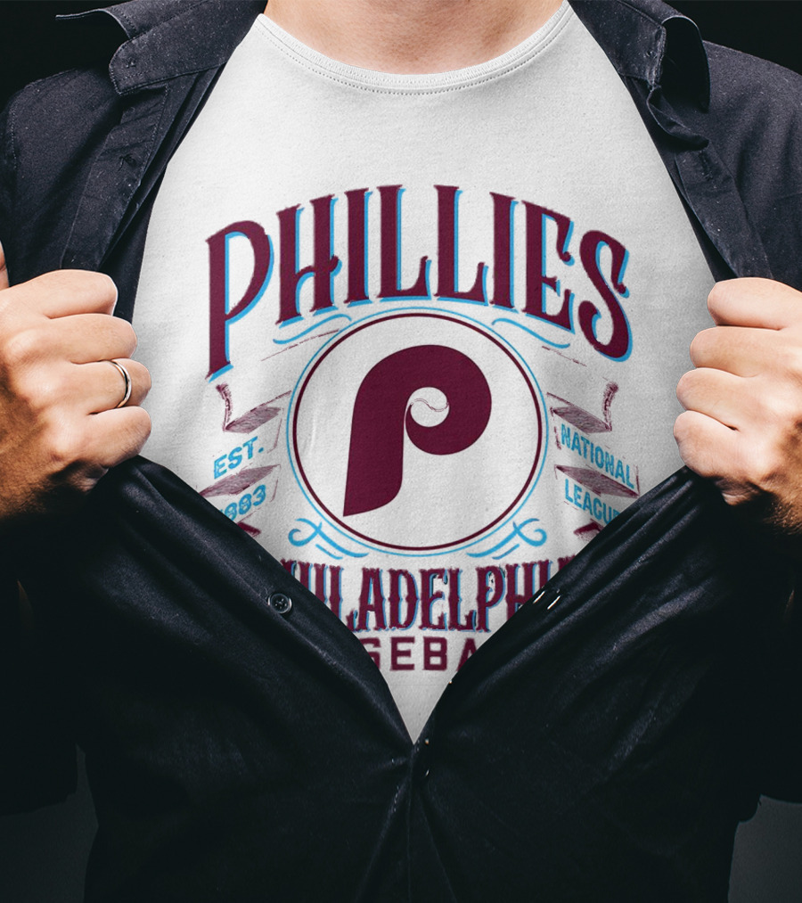 Phillies Philadelphia Baseball National League Est 1883 T-Shirt