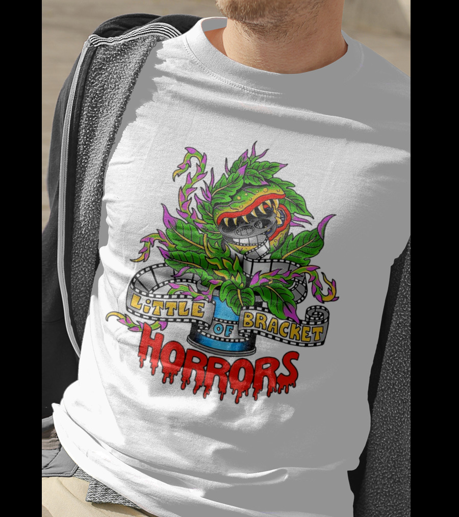 Little Bracket Of Horrors Film Reel Plant T-Shirt