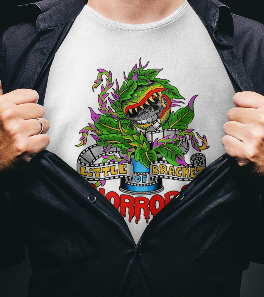 Little Bracket Of Horrors Film Reel Plant T-Shirt