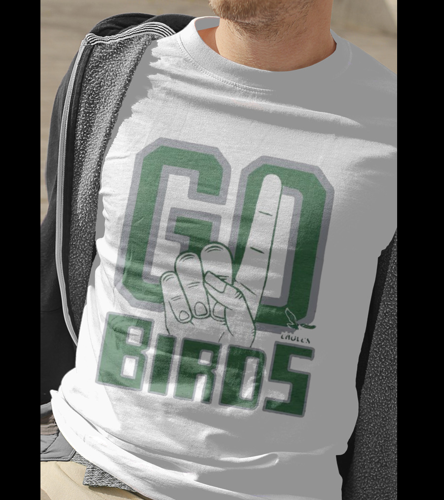 Philadelphia Eagles Go Birds Finger Gesture T-Shirt