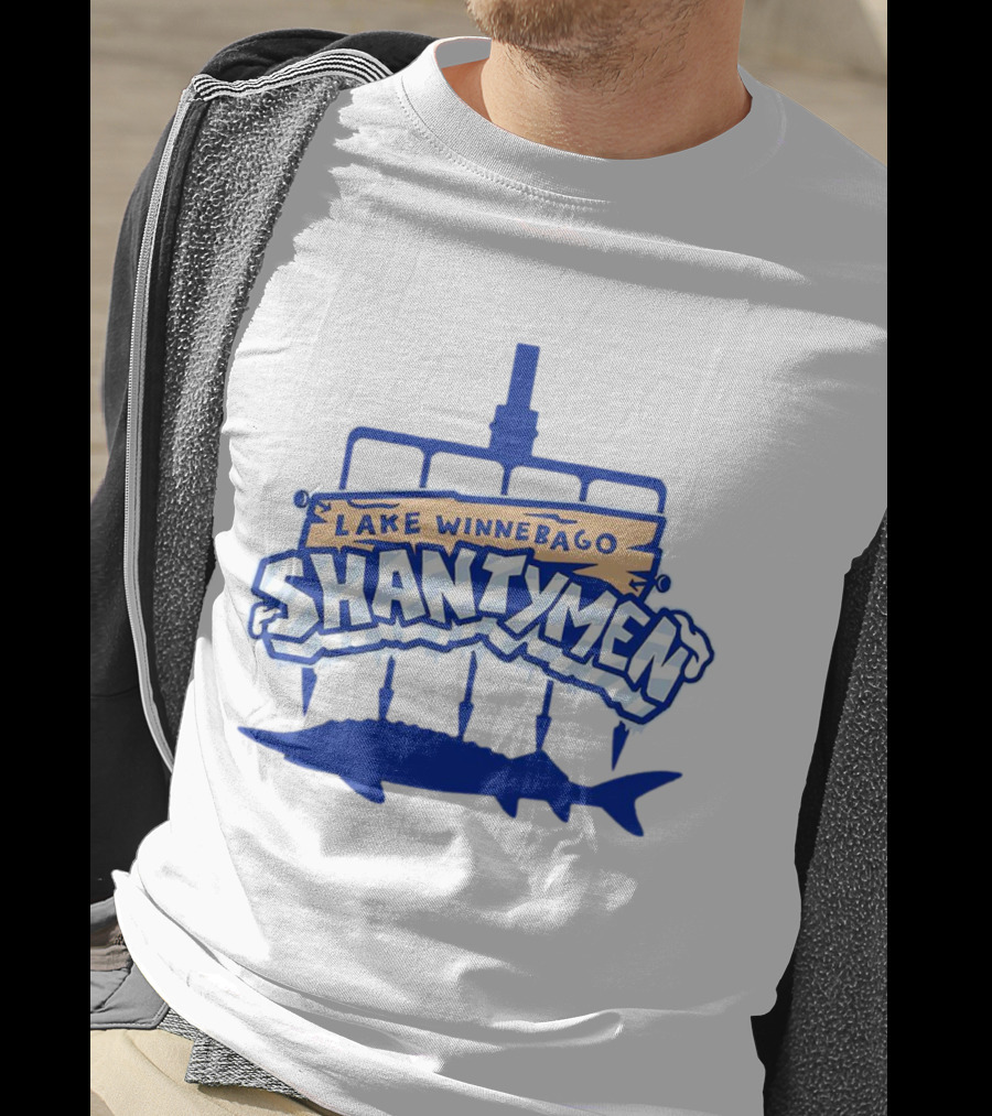 Lake Winnebago Shantymen Ice Fishing Spear T-Shirt