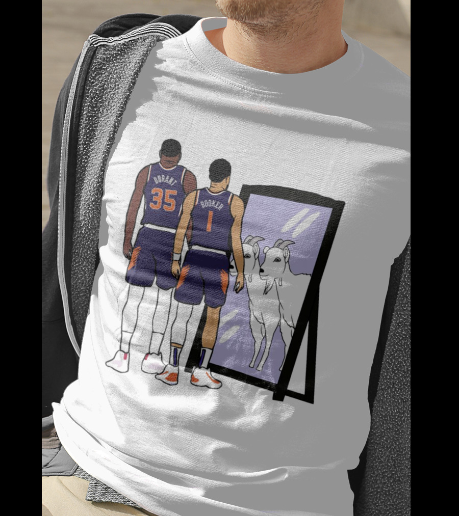 Kevin Durant 35 Devin Booker 1 Mirror Goats T-Shirt