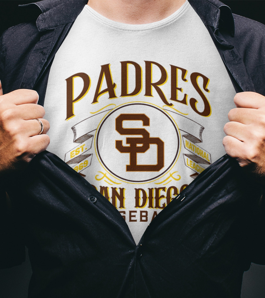 Padres San Diego Baseball National League Est 1969 SD T-Shirt
