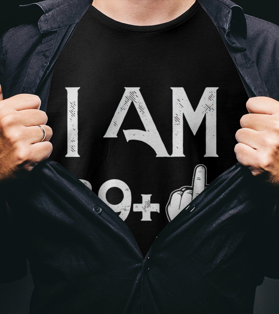 I AM 39+ Middle Finger Gesture T-Shirt