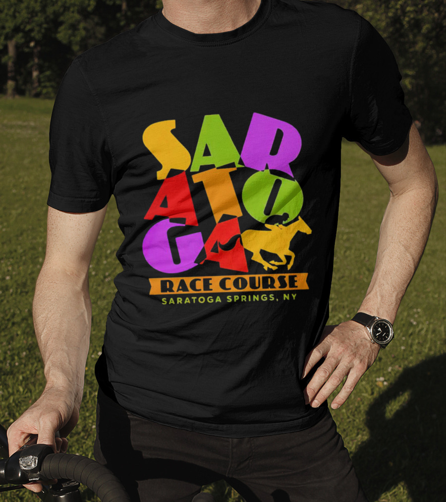 Saratoga Springs NY Race Course Horse Racing Saratoga T-Shirt