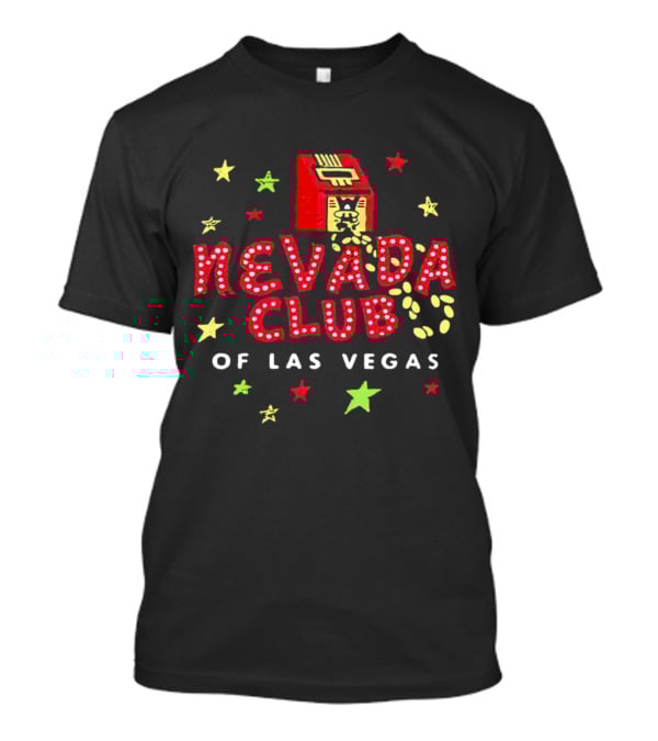 Nevada Club Of Las Vegas Vintage Slot Machine Stars T-Shirt