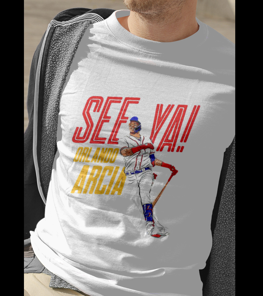 Orlando Arcia See Ya Atlanta Braves MLBPA T-Shirt