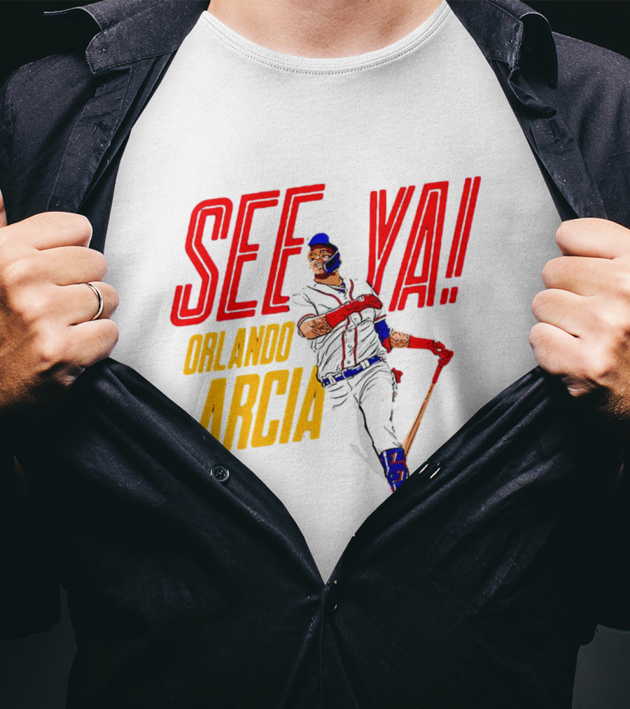 Orlando Arcia See Ya Atlanta Braves MLBPA T-Shirt