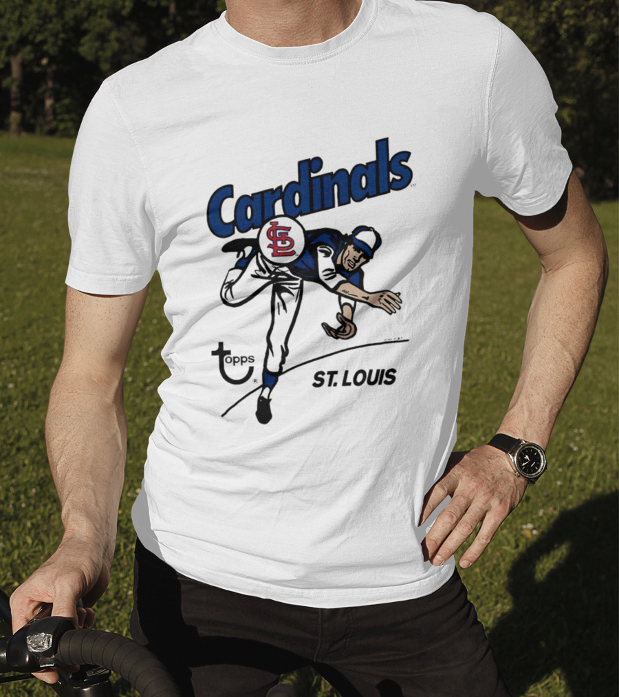 St. Louis Cardinals Topps Baseball Player T-Shirt