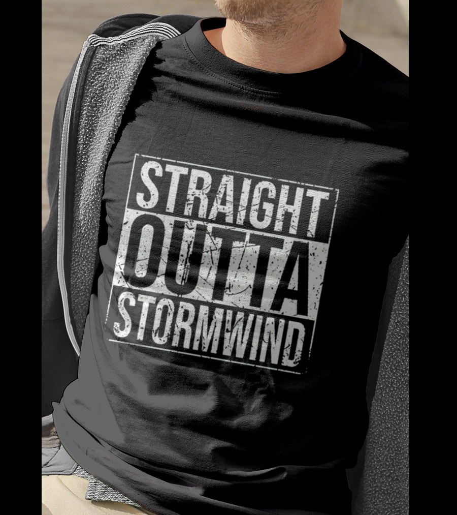 Straight Outta Stormwind World Of Warcraft T-Shirt