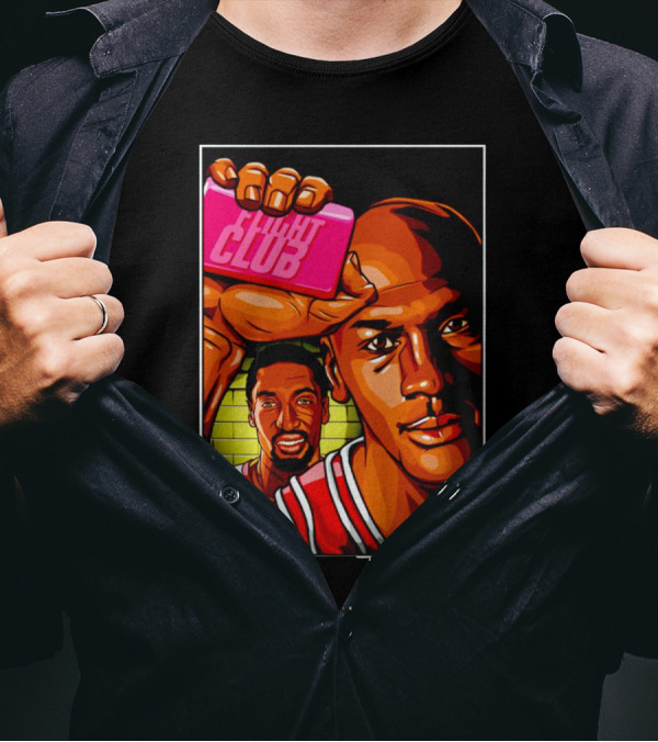 Flight Club Kobe Bryant Michael Jordan Basketball Legends T-Shirt