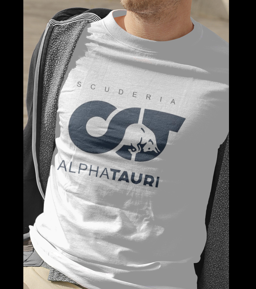 Scuderia AlphaTauri Logo Bull Emblem T-Shirt