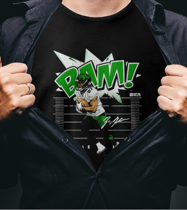 BAM Zonovan Knight New York NFLPA Signature T-Shirt
