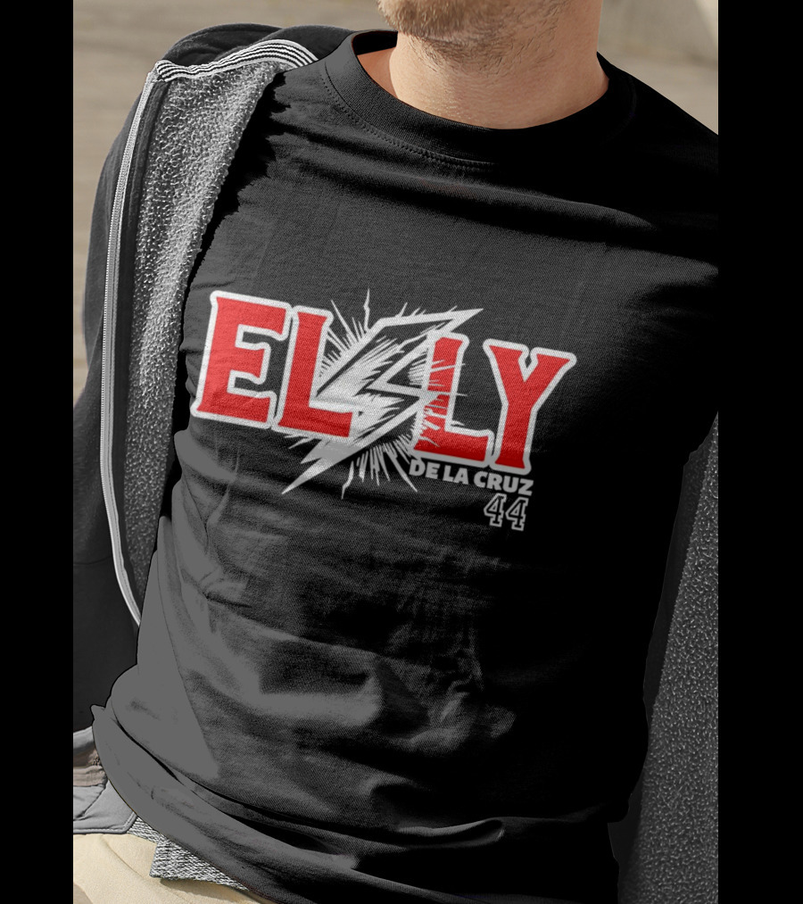Elly De La Cruz 44 Lightning Burst T-Shirt