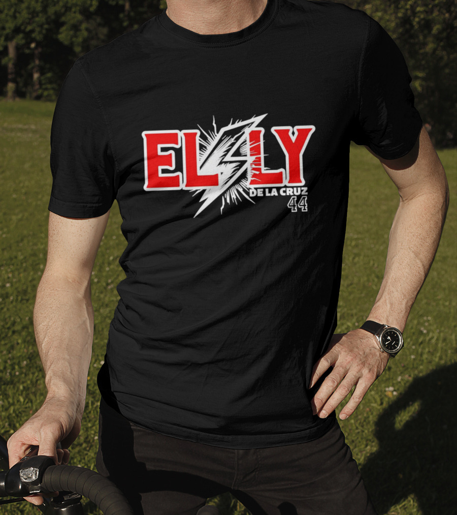 Elly De La Cruz 44 Lightning Burst T-Shirt
