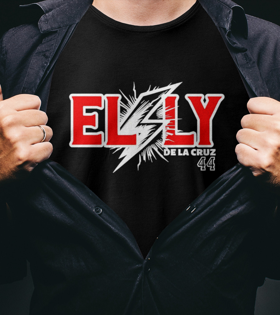 Elly De La Cruz 44 Lightning Burst T-Shirt