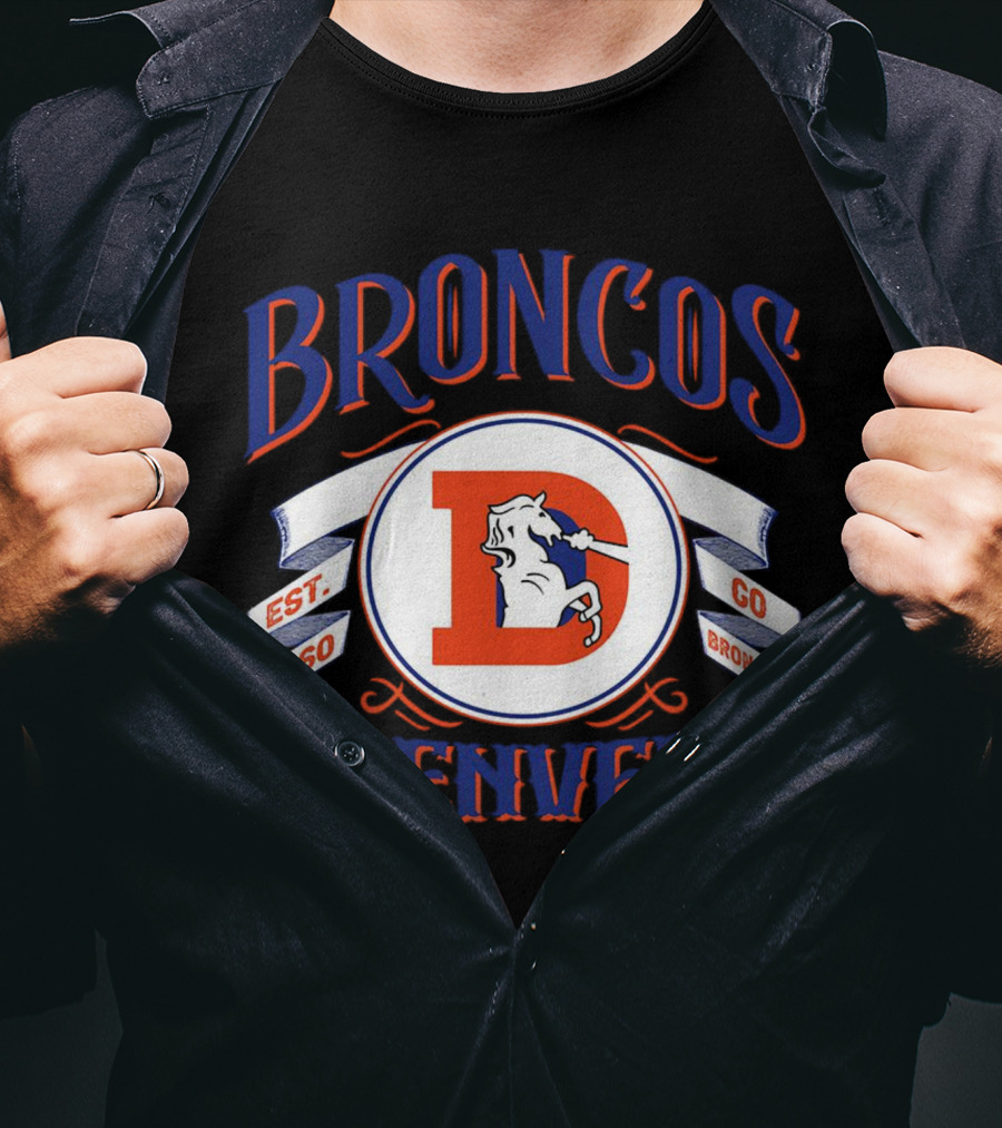 Broncos Denver Est 1960 Go Broncos T-Shirt