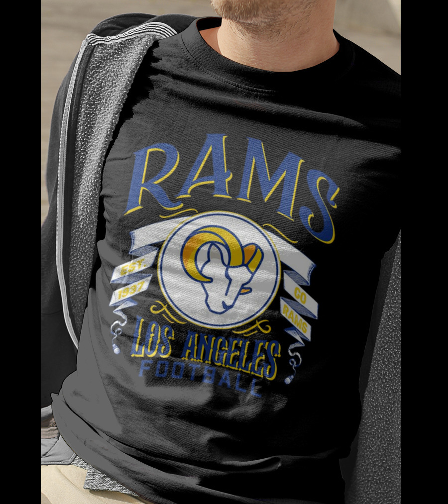 Rams Los Angeles Football Go Est 1937 T-Shirt