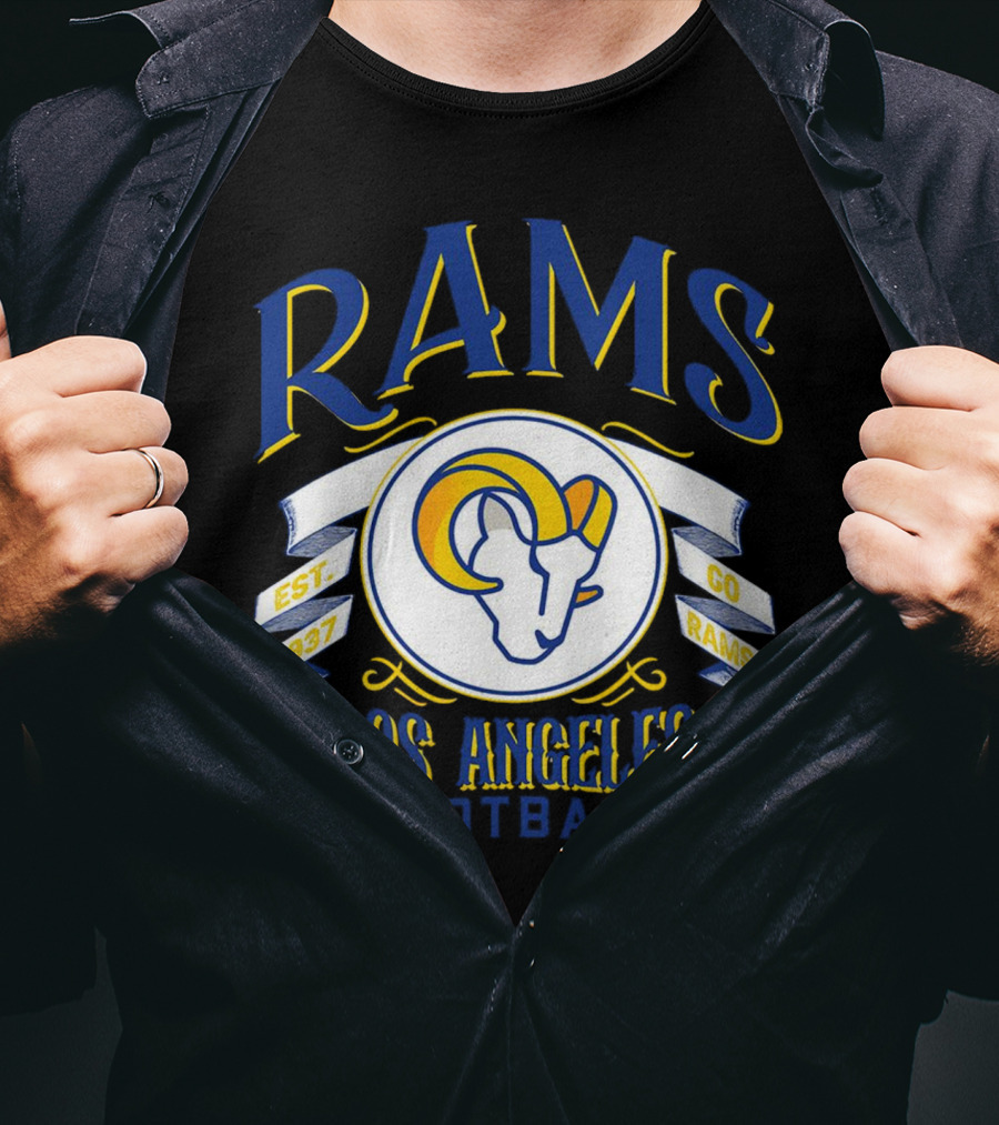 Rams Los Angeles Football Go Est 1937 T-Shirt