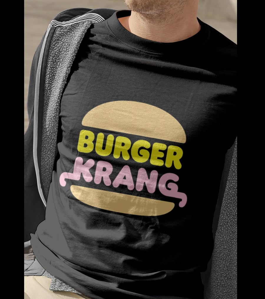 Burger Krang Neon Comic T-Shirt