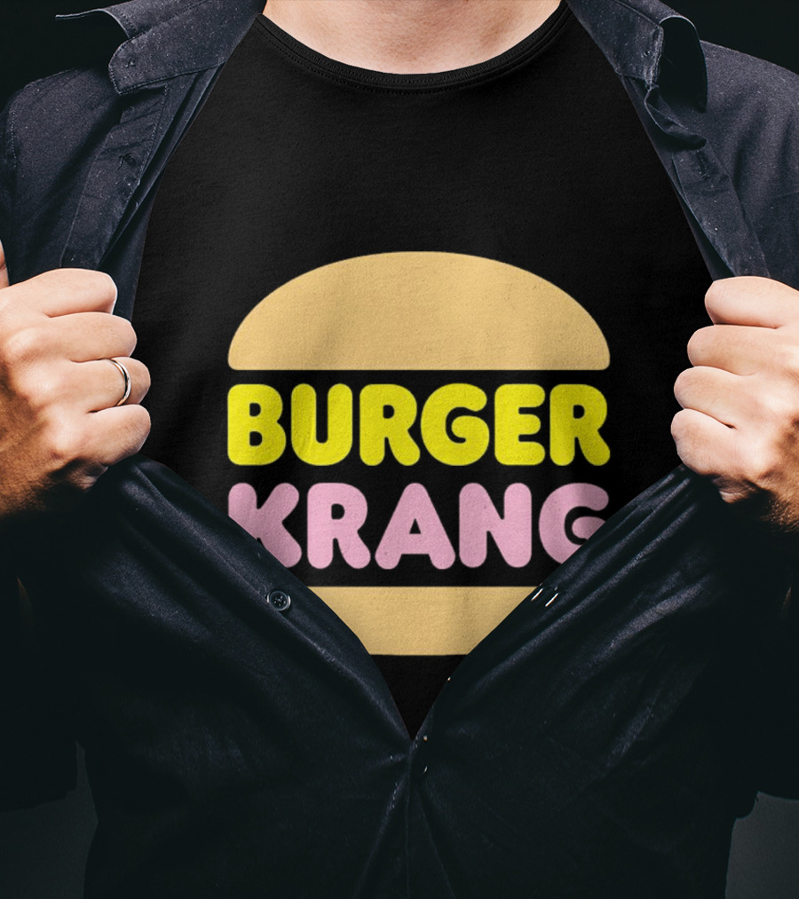 Burger Krang Neon Comic T-Shirt